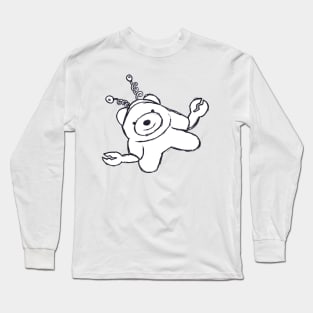 Crabby Smiley Bear Long Sleeve T-Shirt